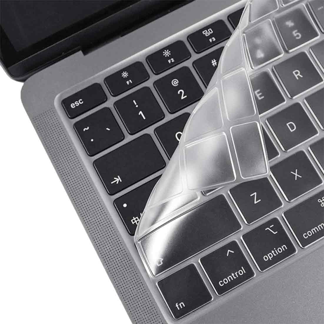 Protection Tastiera MacBook Air 13 M1 2020 - TPU Trasparente 0.1mm, Layout EU, Antimacchia