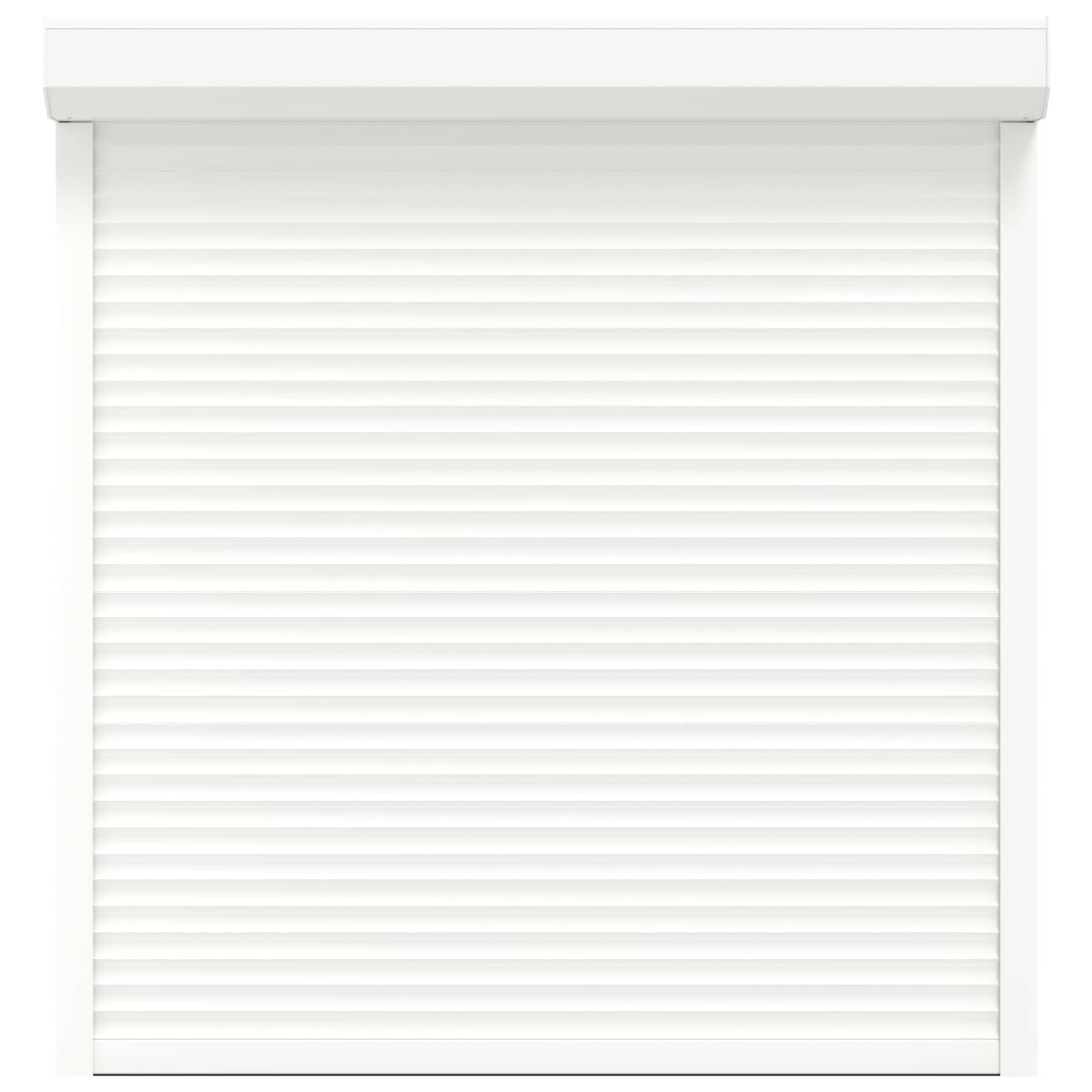 vidaXL Store Roulant Blanc 140 x 150 cm Aluminium et Polyuréthane