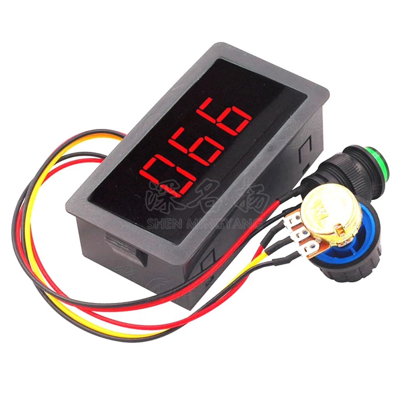 Controlador de velocidad del motor DC PWM CCM5D 16KHz 6-30VDC 6/8A Interruptor de control de velocidad continuo 6V 12V 24V pantalla LED