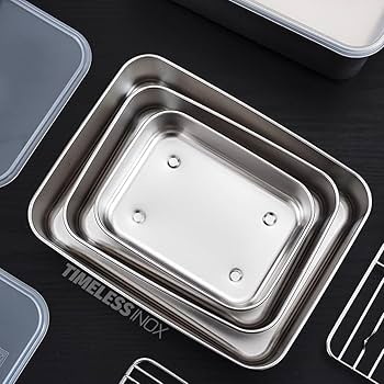 Amazon｜TIMELESSINOX ステンレスバット 揚げ物 バット 料理 網