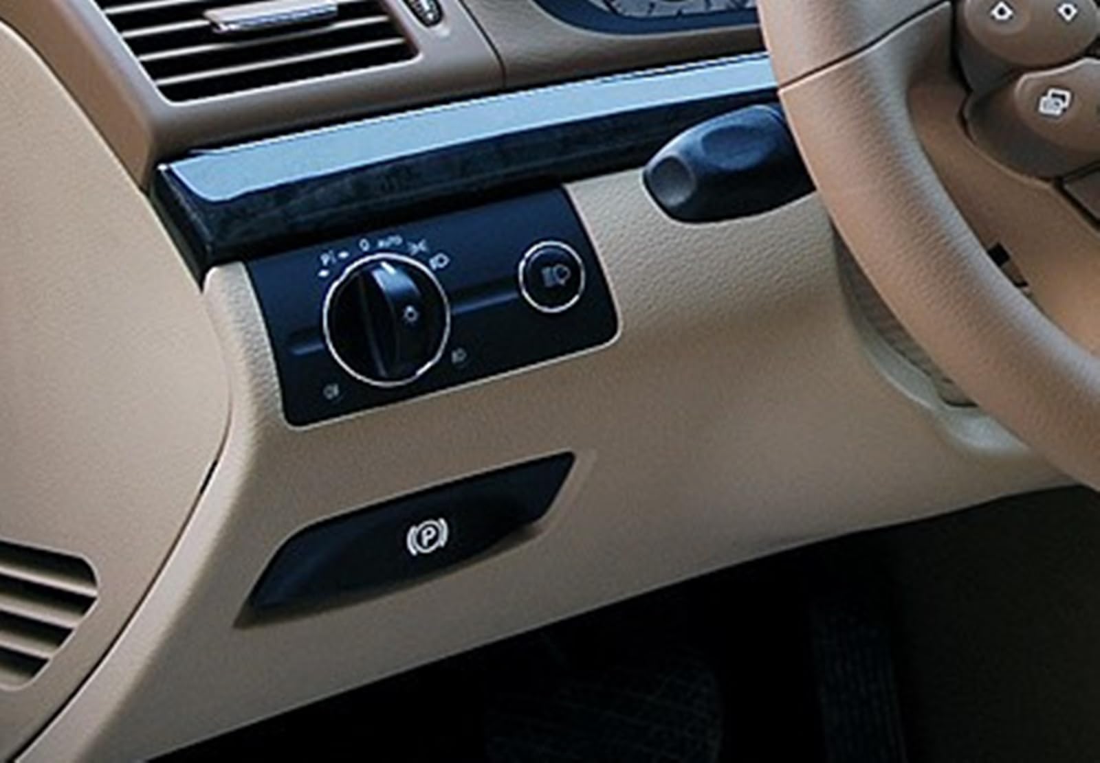 Poignée Frein à Main Compatible Mercedes Classe E W211 2003-2008 - Noir ABS+PC - 2114270020