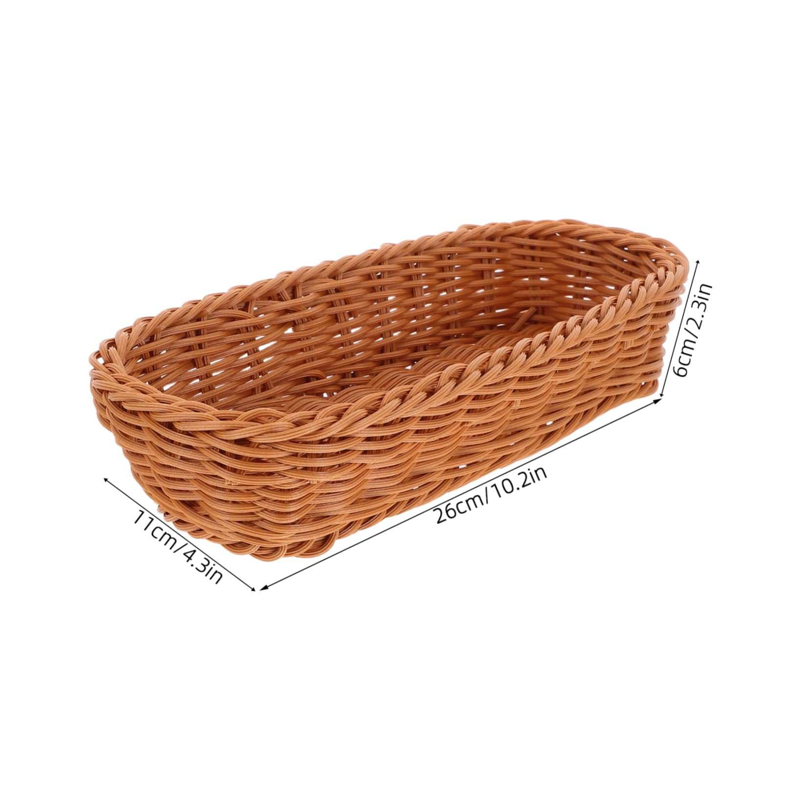 PRETYZOOM Organizador de Cubiertos Cesta de Almacenamiento Tejida de PP Cesta para Utensilios Cocina Práctica para Palillos Cucharas Tenedores