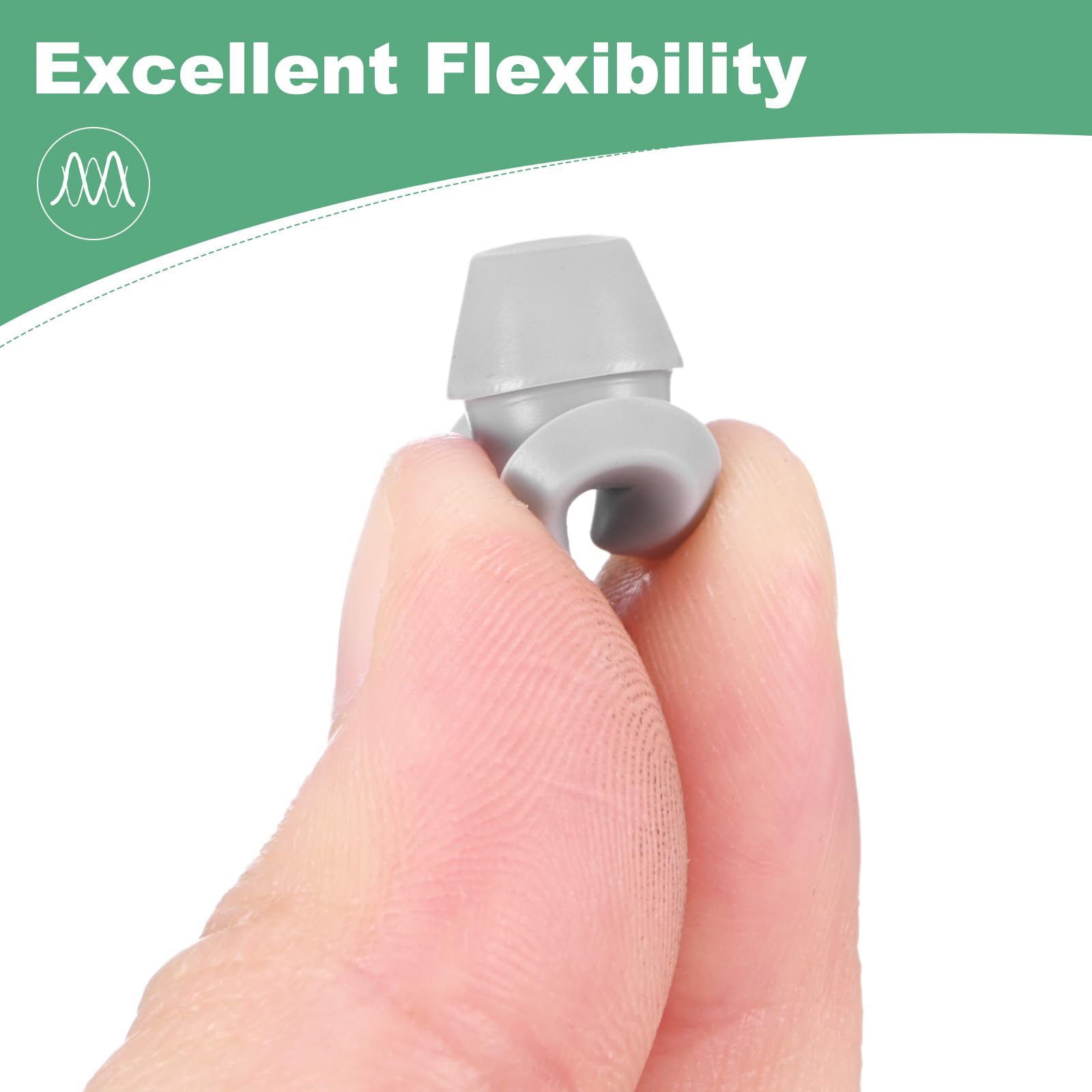 M METERXITY 25-Pack Silicone Hole Plugs, Snap in Locking Hole Plugs for 8-8.5mm Hole - Image 4