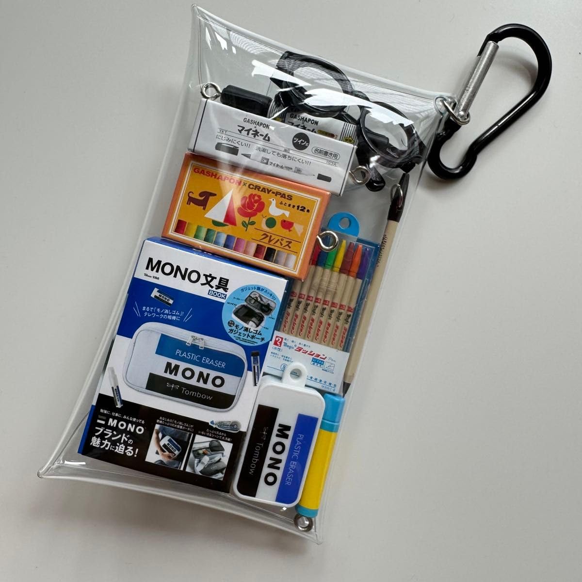 Amazon.co.jp: 文房具 ステーショナリー ガチャ詰めポーチ