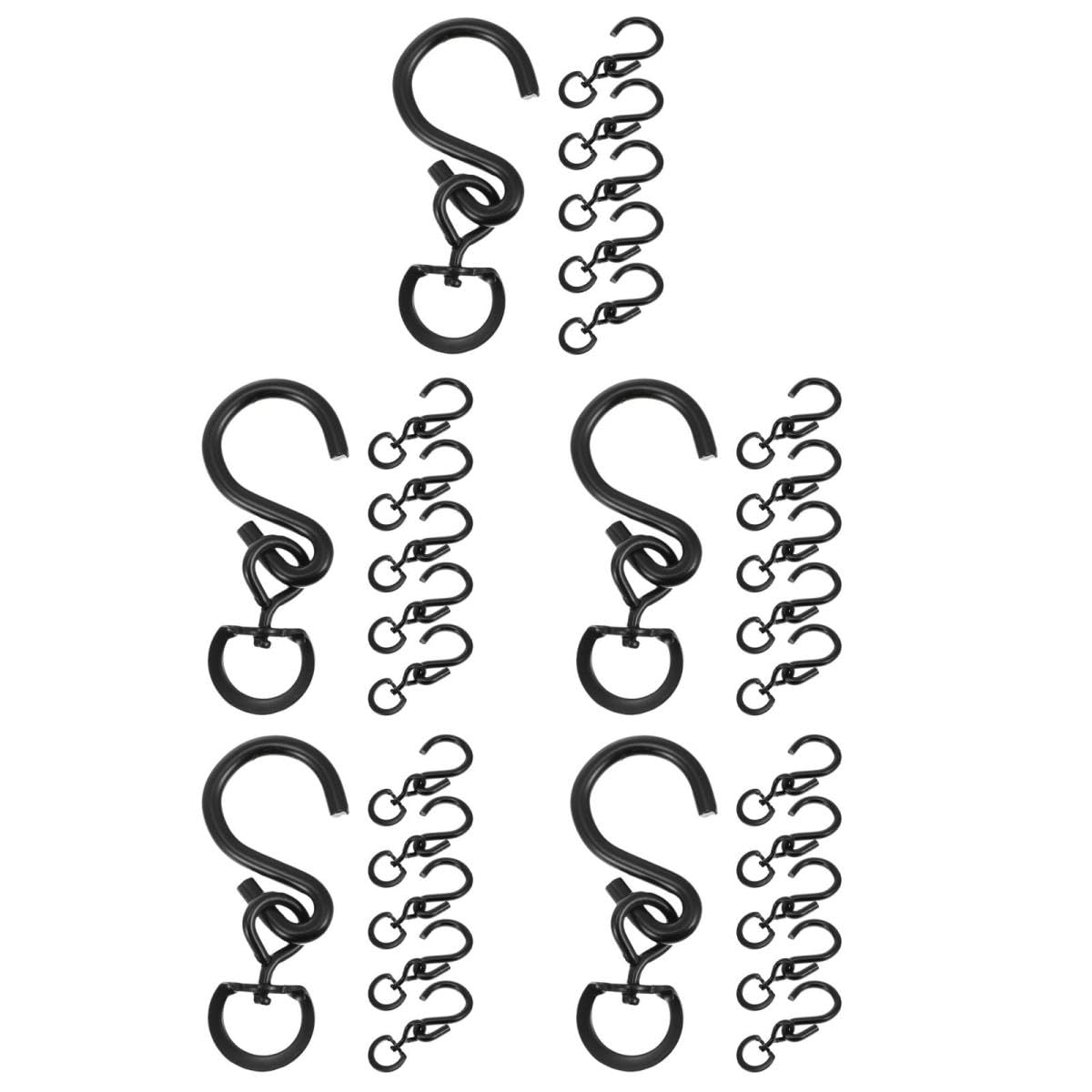 Abaodam 5 Ensembles Crochets Pivotants pour Plantes De Crochets Suspendus Robustes pour Pots De Fleurs pour Décorer Intérieur Et Jardin Facile À Installer Support Pratique 6 Pièces * 5