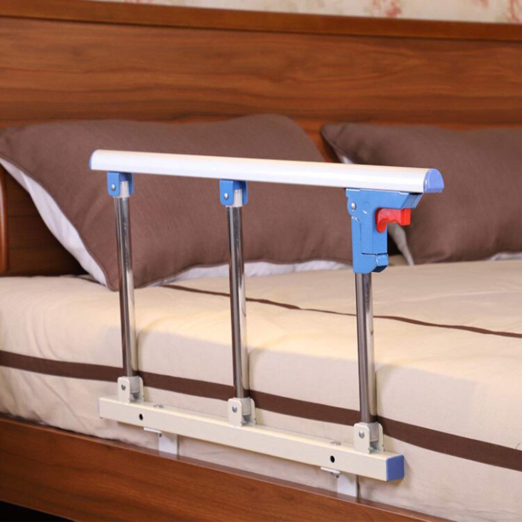 Protector Lateral de barandilla de Cama Plegable para Ancianos/Adultos, barandilla de Seguridad para Cama portátil, Parachoques con manija de barandilla de Cama B