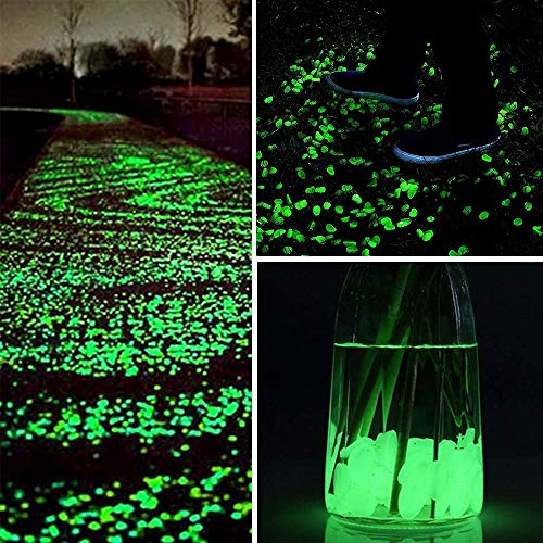 Htwnk Glowing Rocks, Glow In The Dark Pebbles Solar Stones For Outdoor Garden Walkways Pathway Patio Lawn(1000Pcs, Green) #TOP5