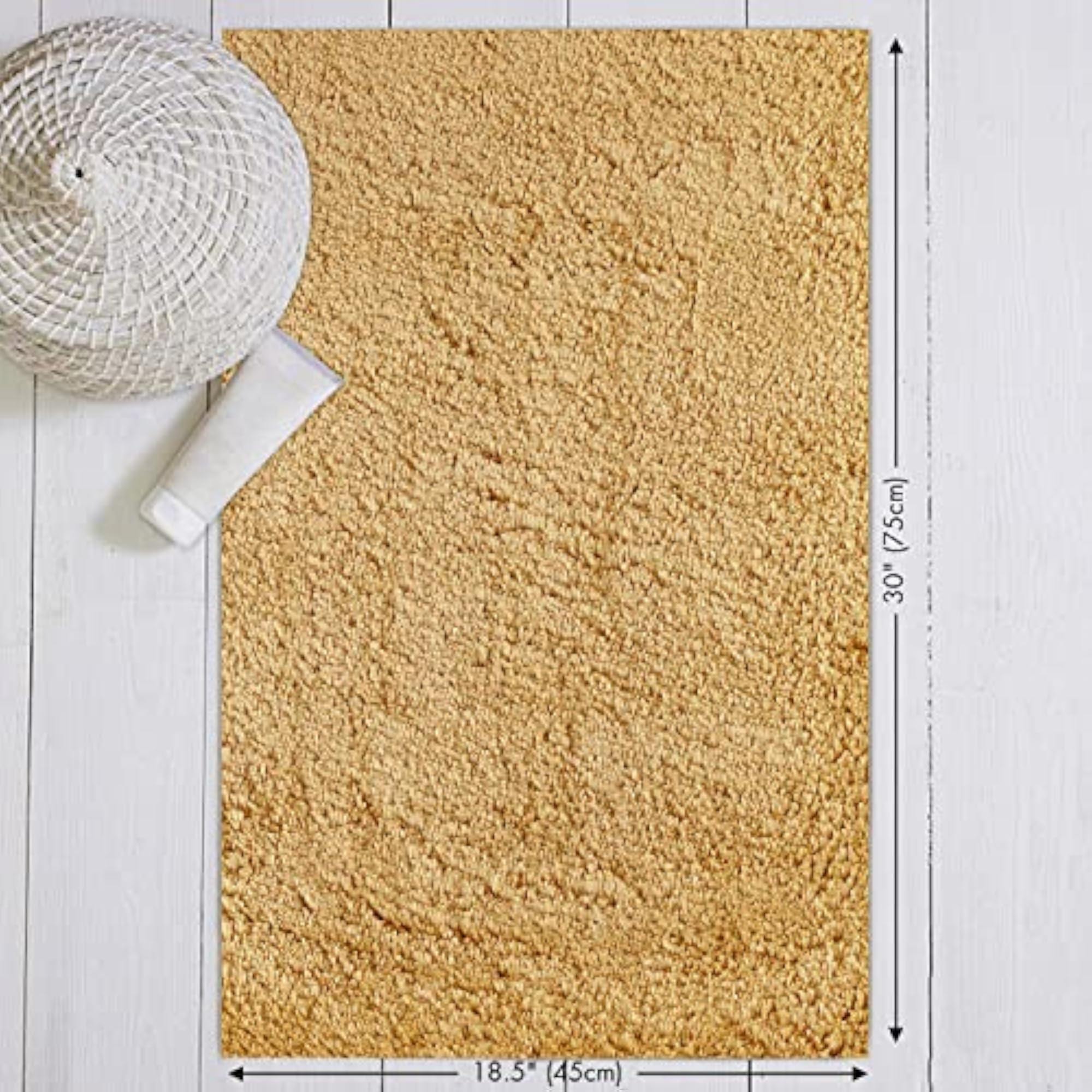 Microfiber Anti Skid Ultra Soft Bathmat, Plush Feel
