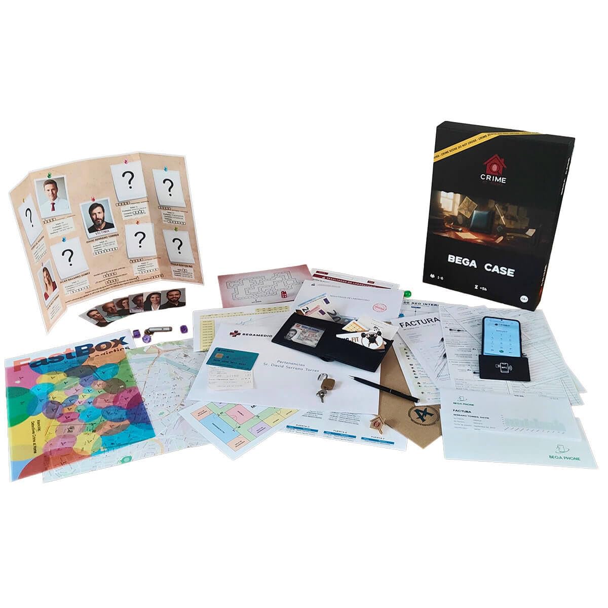 Crime At Home: Caso Bega, Juego de Detectives Inmersivo, Escape Room, Caso policial para Resolver, Misterio en Casa