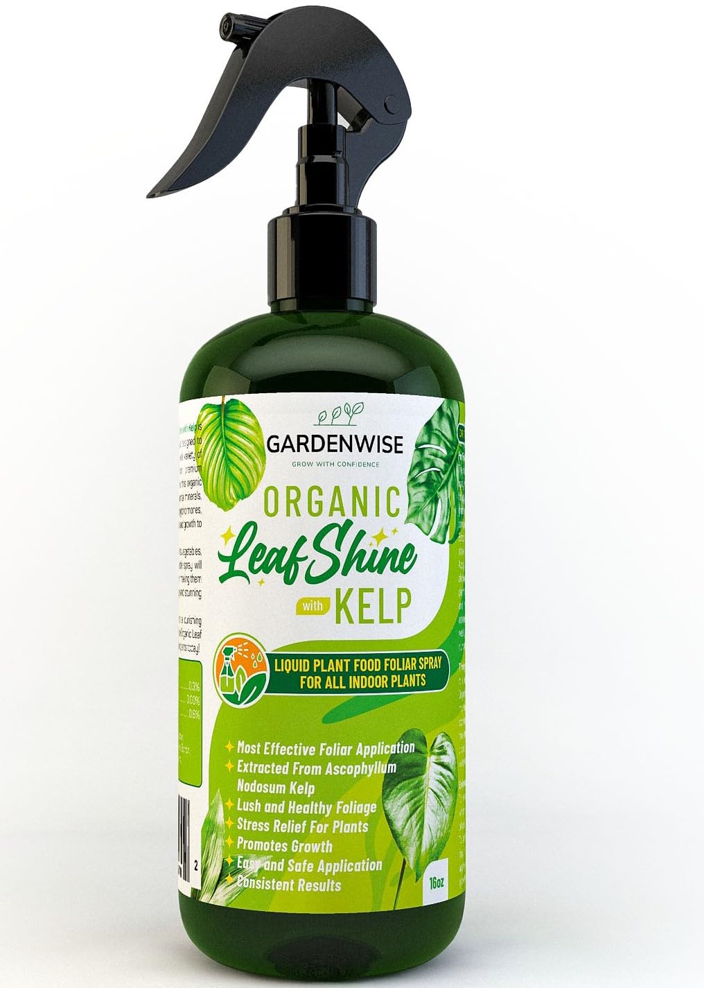 GARDENWISE Organic Leaf Shine Kelp Liquid Plant Food Spray