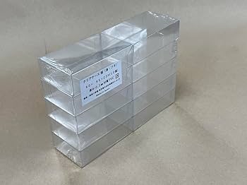 キクリページ ケースなし2点 Amazon | 名刺サイズ クリアケース 箱（身・フタ）60×95×25H