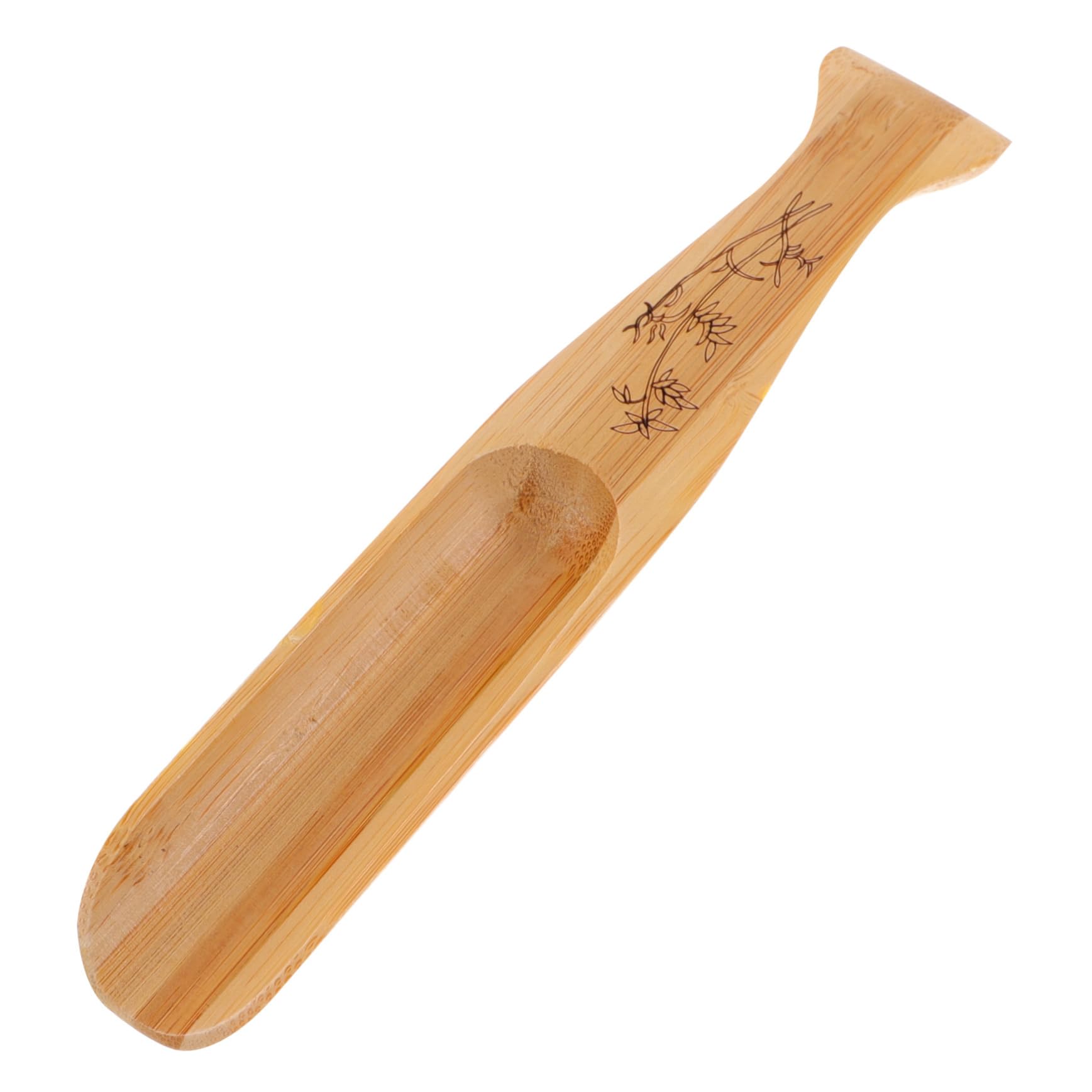 Cabilock Tea Spoon Scoop for Loose Tea Bamboo Tea Scooper Teaware Accessory for Home and Office