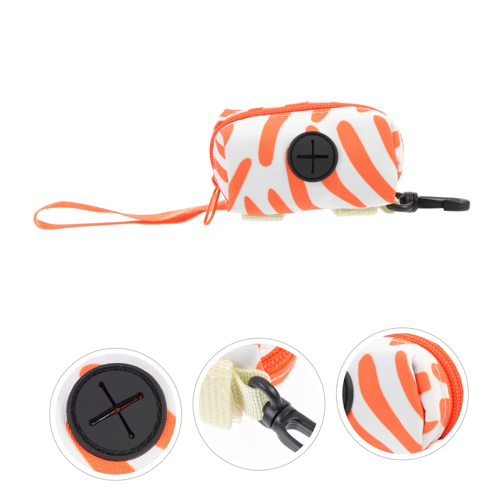 INOOMP 5 Uds Bolsa para Excrementos De Perro Bolsa De Almacenamiento Bolsa De Excrementos para Mascotas Soportes para Bolsas De Excrementos Correa para Bolsa para Excrementos Dispensador