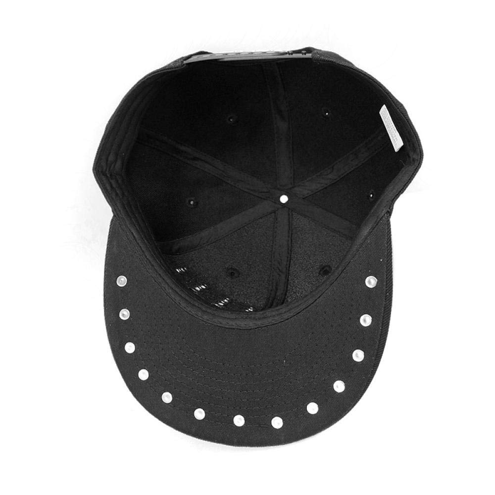 Czapka Z Daszkiem Czapka Z Daszkiem Sun Hat Czapka Turystyczna Europejski I Amerykański Punk Style Okrągły Otwór Metalowych Nity Hip-Hop Czapka Baseballowa B-Boy Mężczyzna I Kobieta Płaski Uliczny Dan