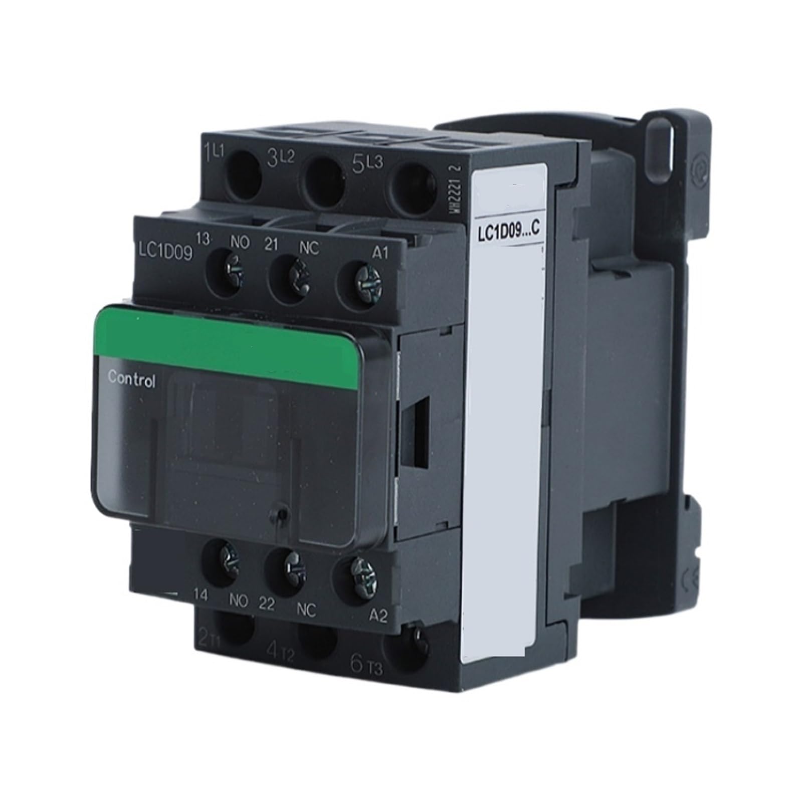Contactor de CA, LC1D09 LC1D12 LC1D18 3P Contactor trifásico 24V 36V 48V 110V 220V 380V(LC1D09,110v)