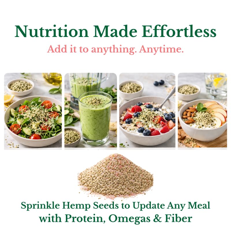 Image of Hampa Roasted Hemp Seeds for Eating - 300g | Himalayan Pink Salt | Crunchy Whole Hemp Seeds | High Fibre Protein Healthy Snack | Omega-Rich Superfood Ready to Eat for Fitness & Daily Nutrition