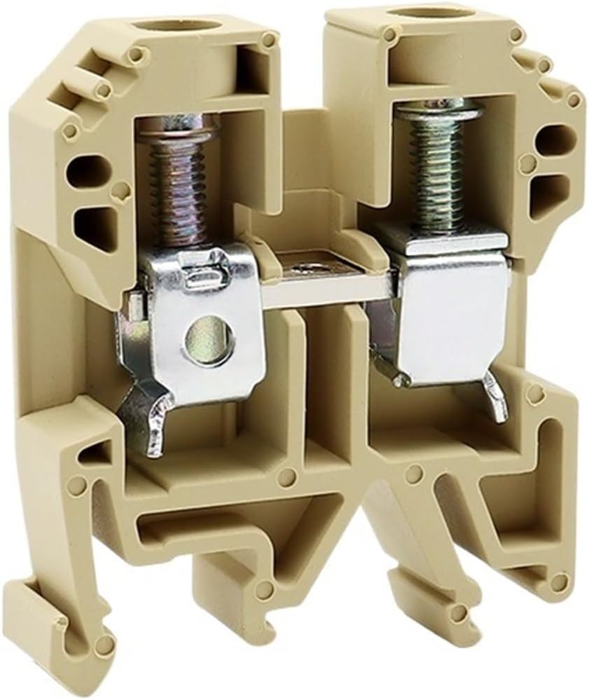10PCS SAK/JXB 2.5 4 6 10 16 25 35EN Feed Through Screw Terminals Wire Connectors Cable Quick Connectors DIN Rail Terminal Bases