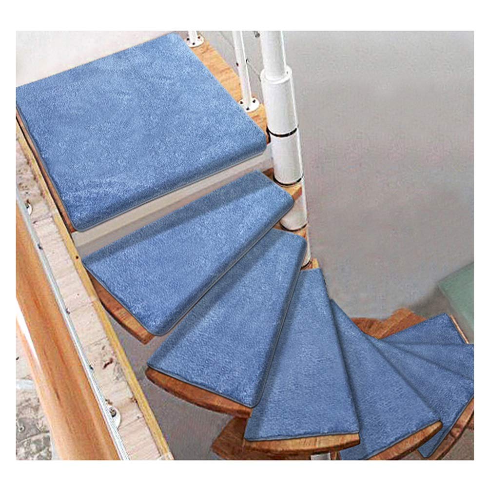 Tapis antidérapant escalier bleu clair auto-adhésif haute durabilité