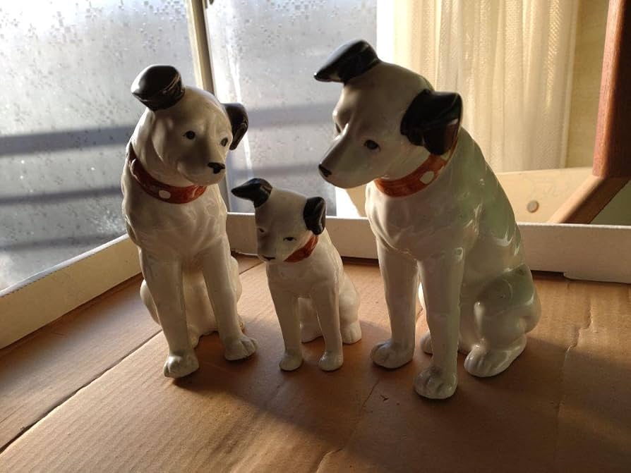 ビクター犬 Victor犬 親子3匹set Amazon.co.jp: ビクター犬