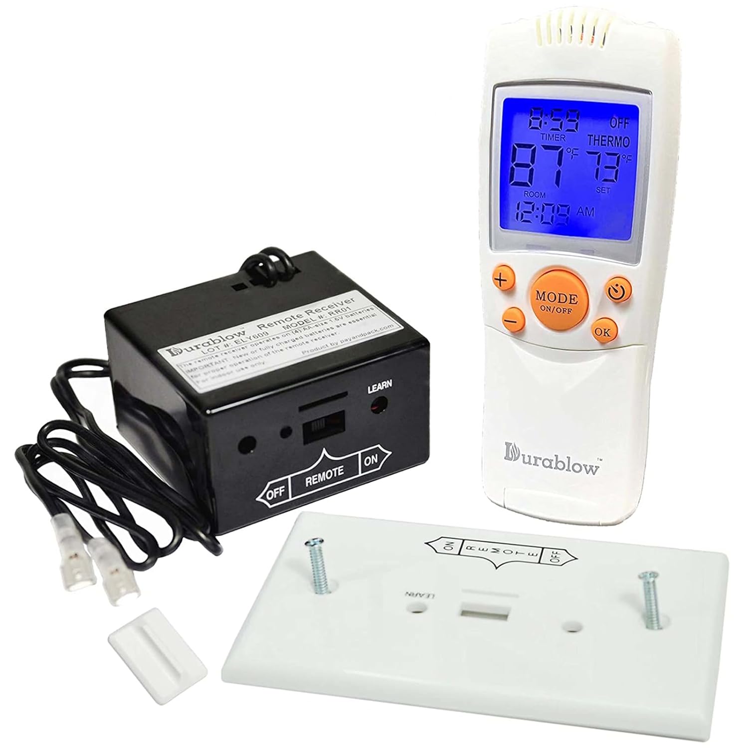 Durablow TR1004 Gas Fire Fireplace On/Off Remote Control Kit