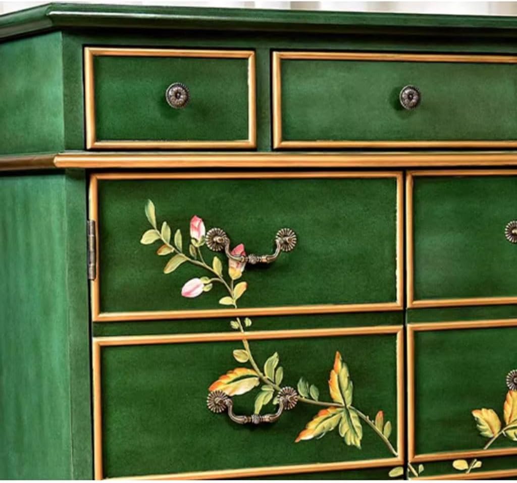 Aparadores para Comedor Country Painted Shoe Cabinet Solid Wood Living Room with Drawer Storage Cabinet Retro Dining Sideboard Bufetera
