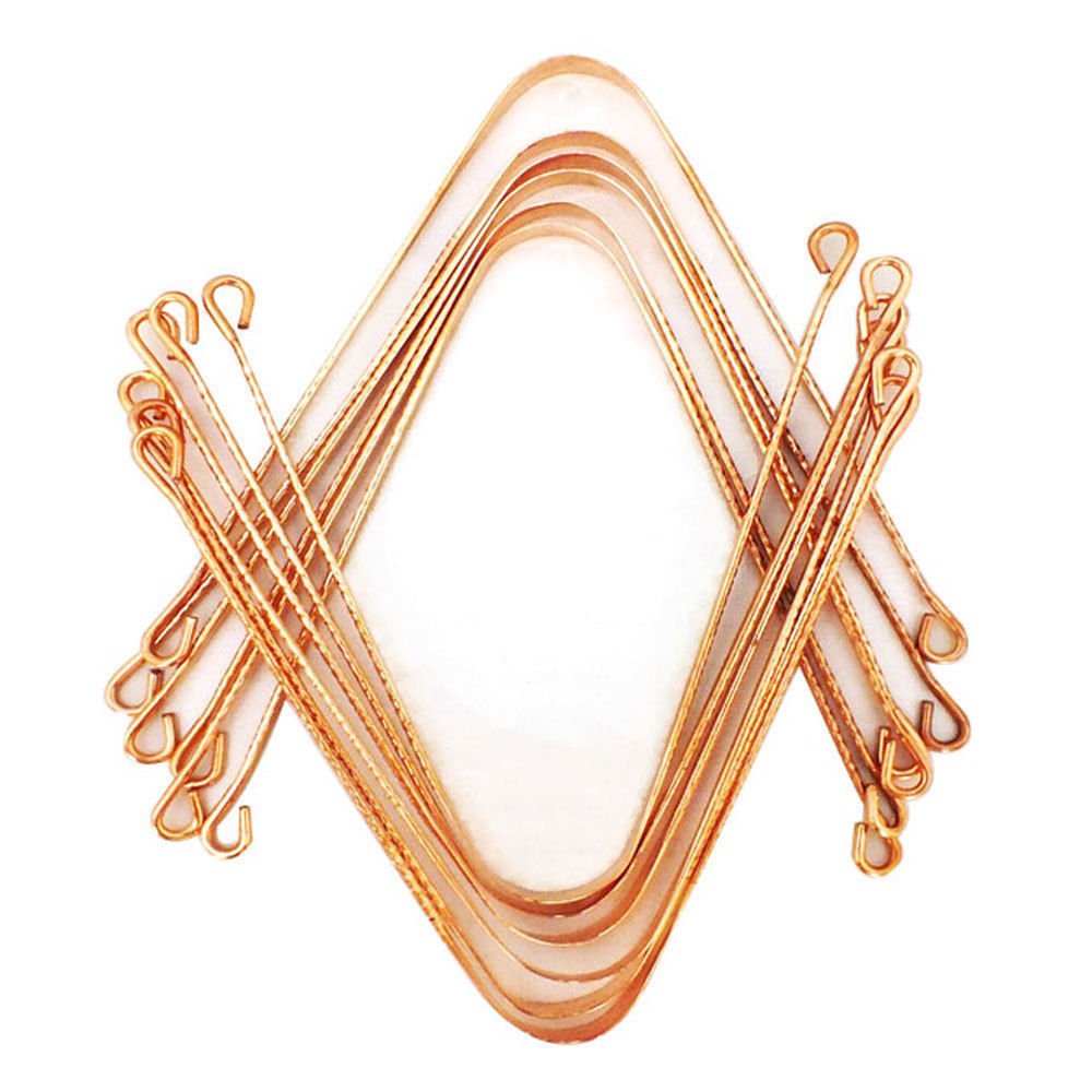 Copper Metal Tounge Cleaner Ayurvedic Scraper for Men and Women Oral Care 12Pcs +1 Free