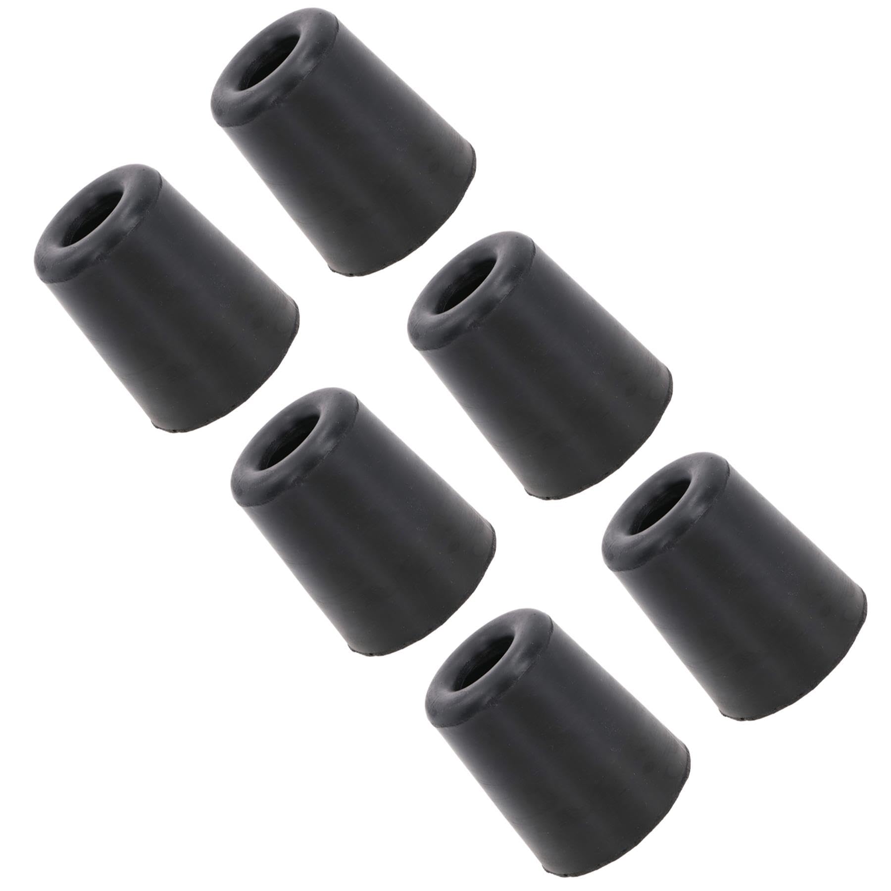 76mm Rubber Conical Buffer Bumper Stand off Door Stop Trailer Horse Box 6pc