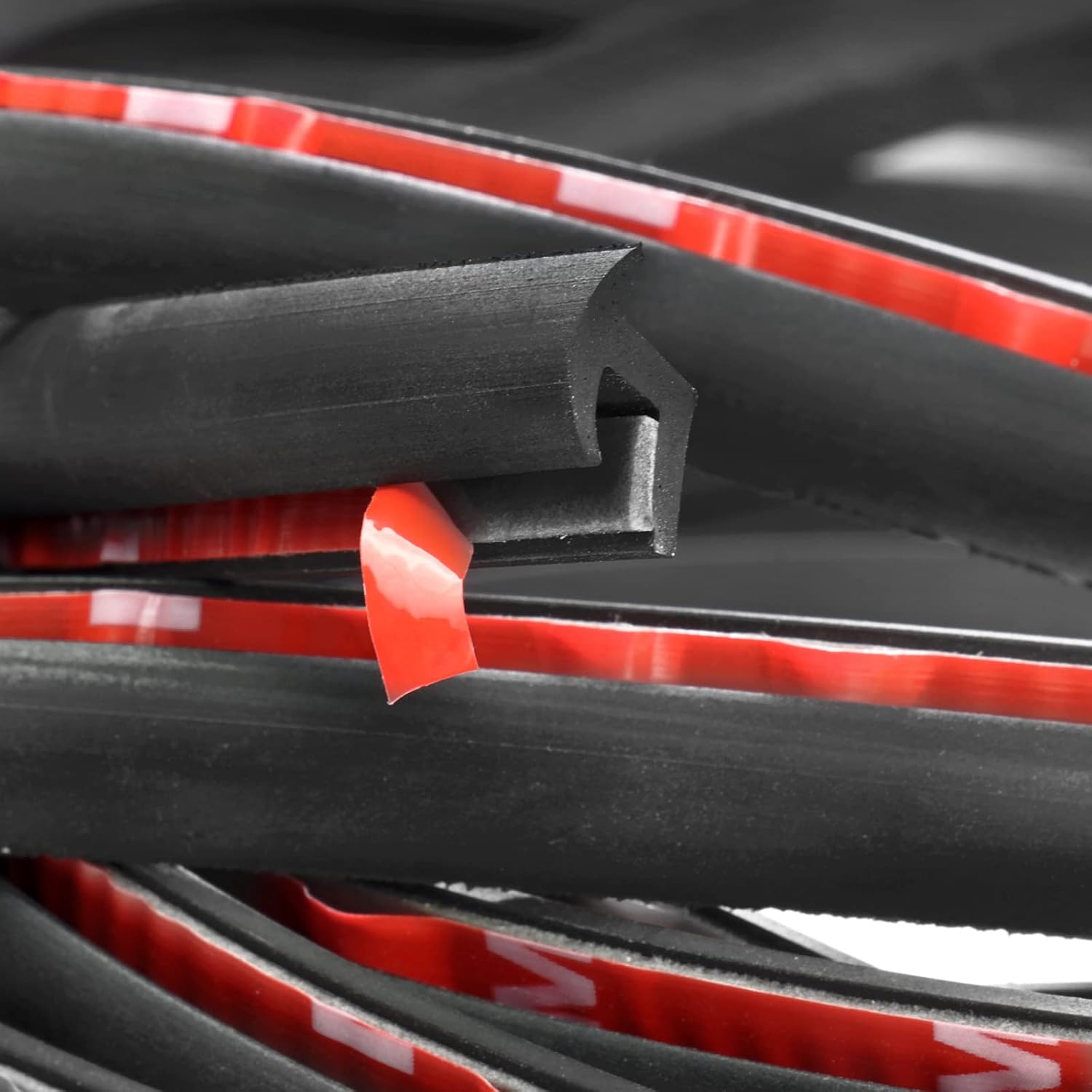 25FT Fender Flares Edge Trim - EPDM Fender Flares Rubber Seal for Car and Truck Wheel Arch Well, Rubber Gasket for Fender Flares Universal, T Style Self-Adhesive