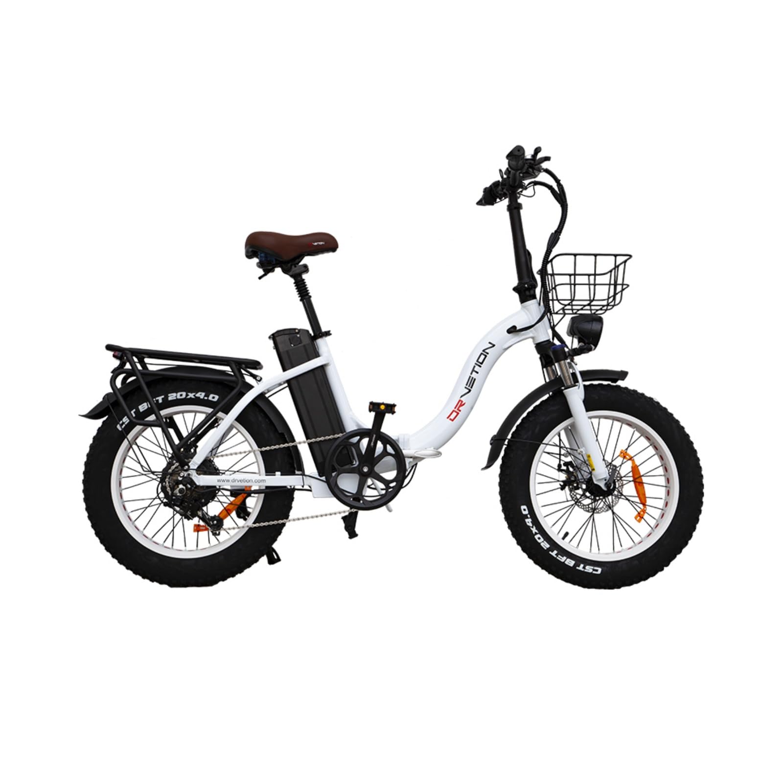 20 Zoll E Bike Klapprad Faltrrad Erwachsene 250W Motor, 48V Akku Bis 110 km Reichweite, City Bike All Terrain Fatbike 20x4.0 Reifen, LCD Display, Scheibenbremsen