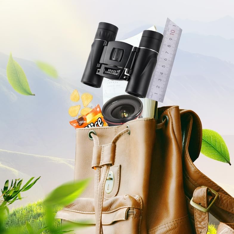 Binoculares plegables compactos 25x miniatura 3