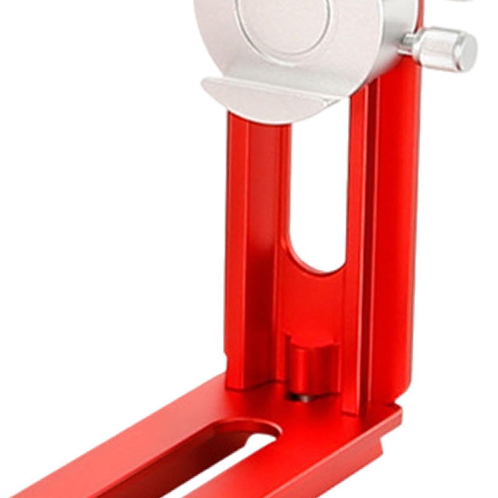 Staffa a L per montaggio fotocamera piastra a sgancio rapido verticale orizzontale per treppiedi videocamera AZGTIX AZGTI rosso