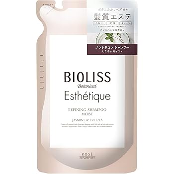 Amazon Salon Style サロンスタイル Kose ビオリス ボタニカル エステティーク リファイニング シャンプー モイスト しっとり まとまる うねり 乾燥 ダメージケア ジャスミン フリージア 詰替え用 400ml Salon Style サロンスタイル ビューティー 通販