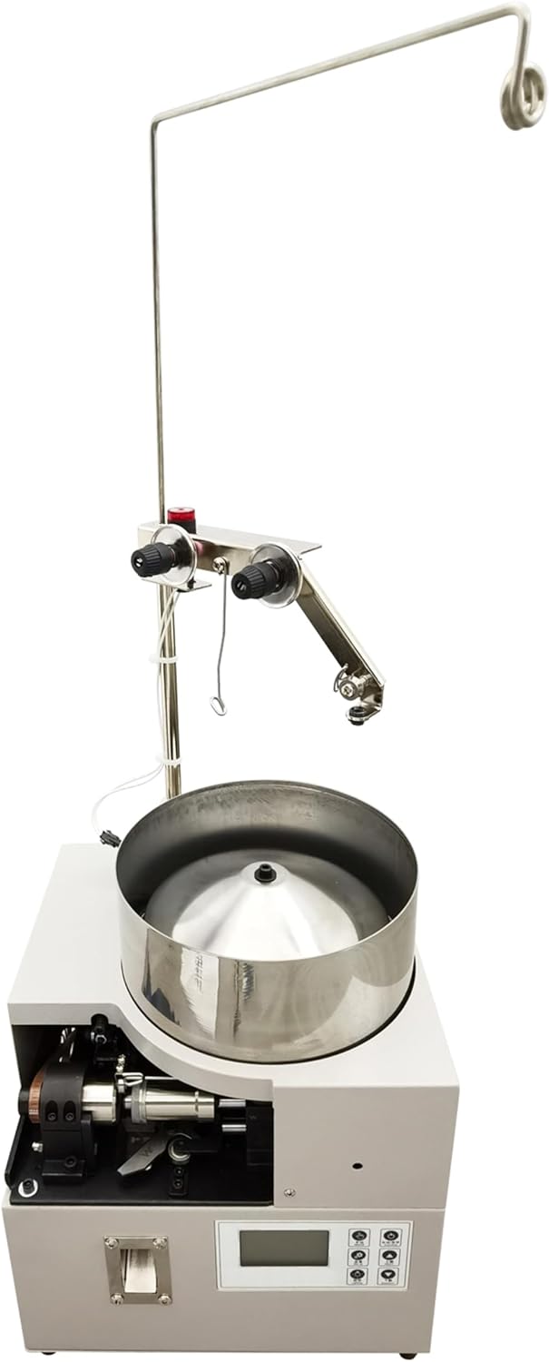 INTBUYING 110V Automatic Bobbin Winder 350 Bobbins Tray Capacity Winding Machine for Textile Industry