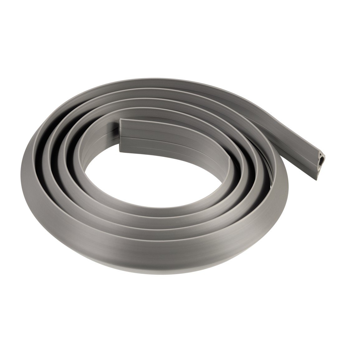 Zelfklevende kabelgoot 3 meter, flexibele PVC kabelafdekking zwart, voor muren, vloeren en plafonds, ideale kabelbescherming voor kantoor en thuis