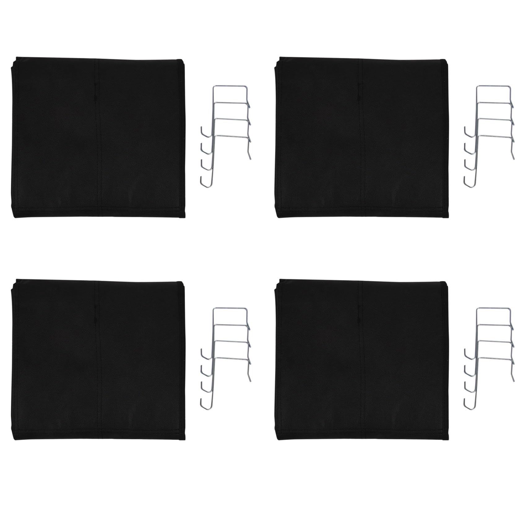 Organizador de zapatos transparente sobre la puerta con 24 bolsillos grandes de malla para colgar zapatos y bolsa de almacenamiento para organizar el armario