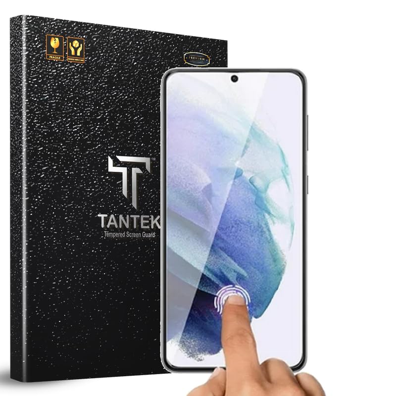 Image of TitanGuard Tempered Glass Screen Protector Guard for Samsung Galaxy S22 5G / Samsung Galaxy S23 5G - 9H Hardness, Military Grade, Anti-Static, Easy Installation Kit - 1 PACK