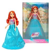 Winx – Bloom Grand Ball, Bambola 27 cm Snodata con Abito da Ballo Azzurro e Diadema
