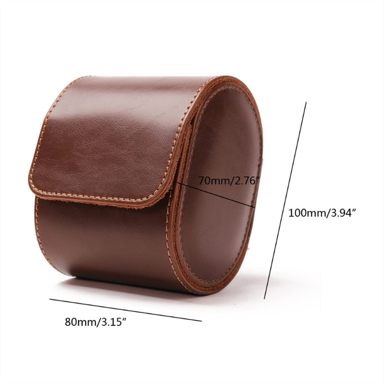 Watch Box Organizer Custodia per orologi da uomo Womem, custodia da viaggio per rotoli di orologi, organizer per riporre orologi e display Custodie per rotoli di orologi marroni Scatola per display