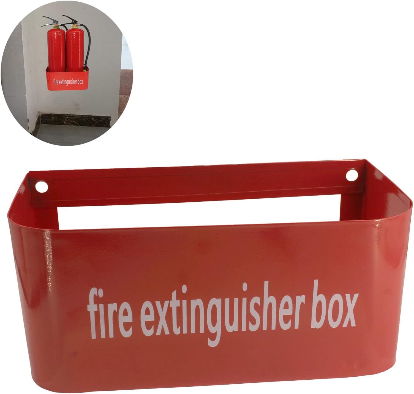 Fire Extinguisher Bracket Box Type Compatible with 5Pound Fire