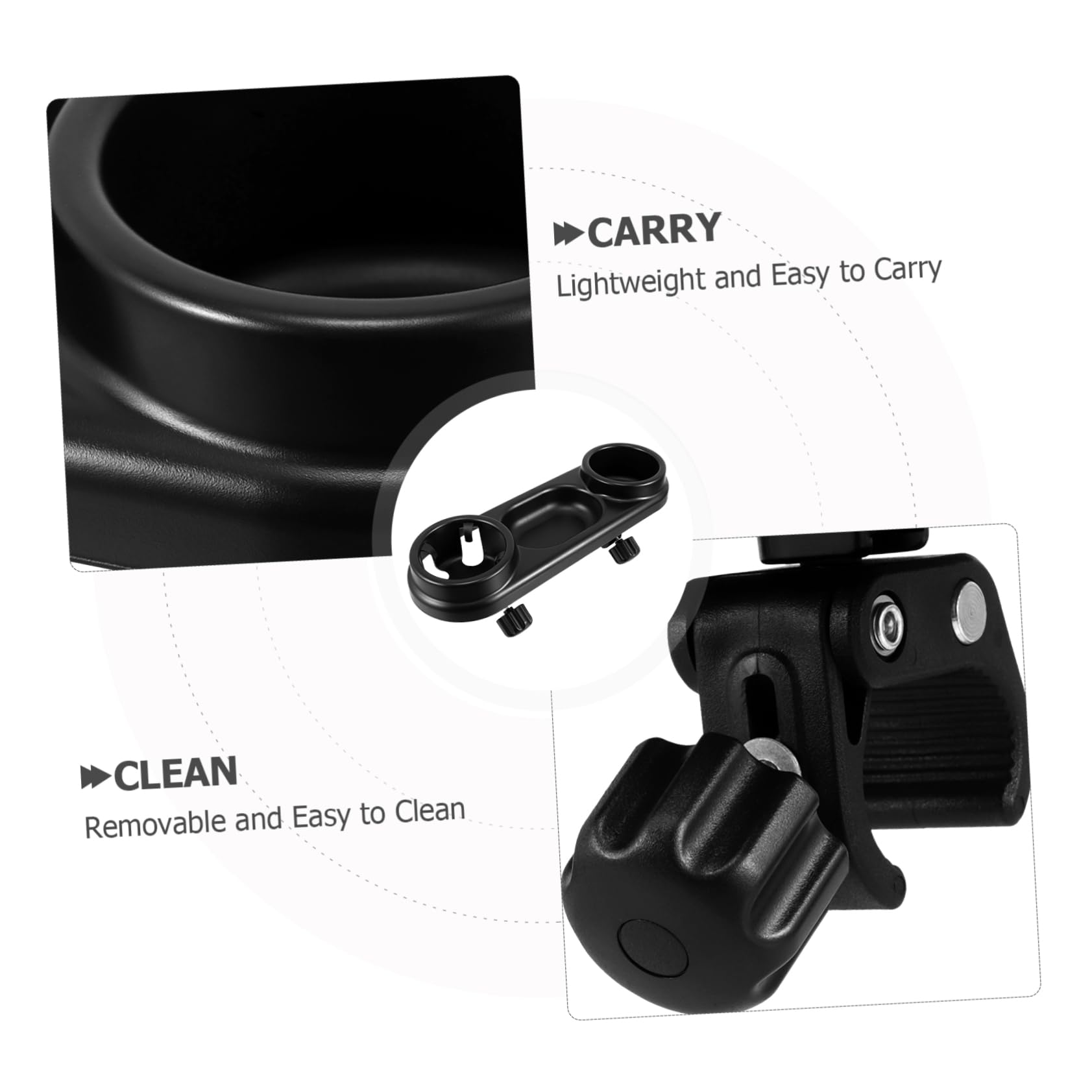 Plateau De Rangement Pour Poussette Support Léger Avec Porte-gobelet Et Assiette à Nourriture Pour Garçon Fille Et Utilisation Quotidienne