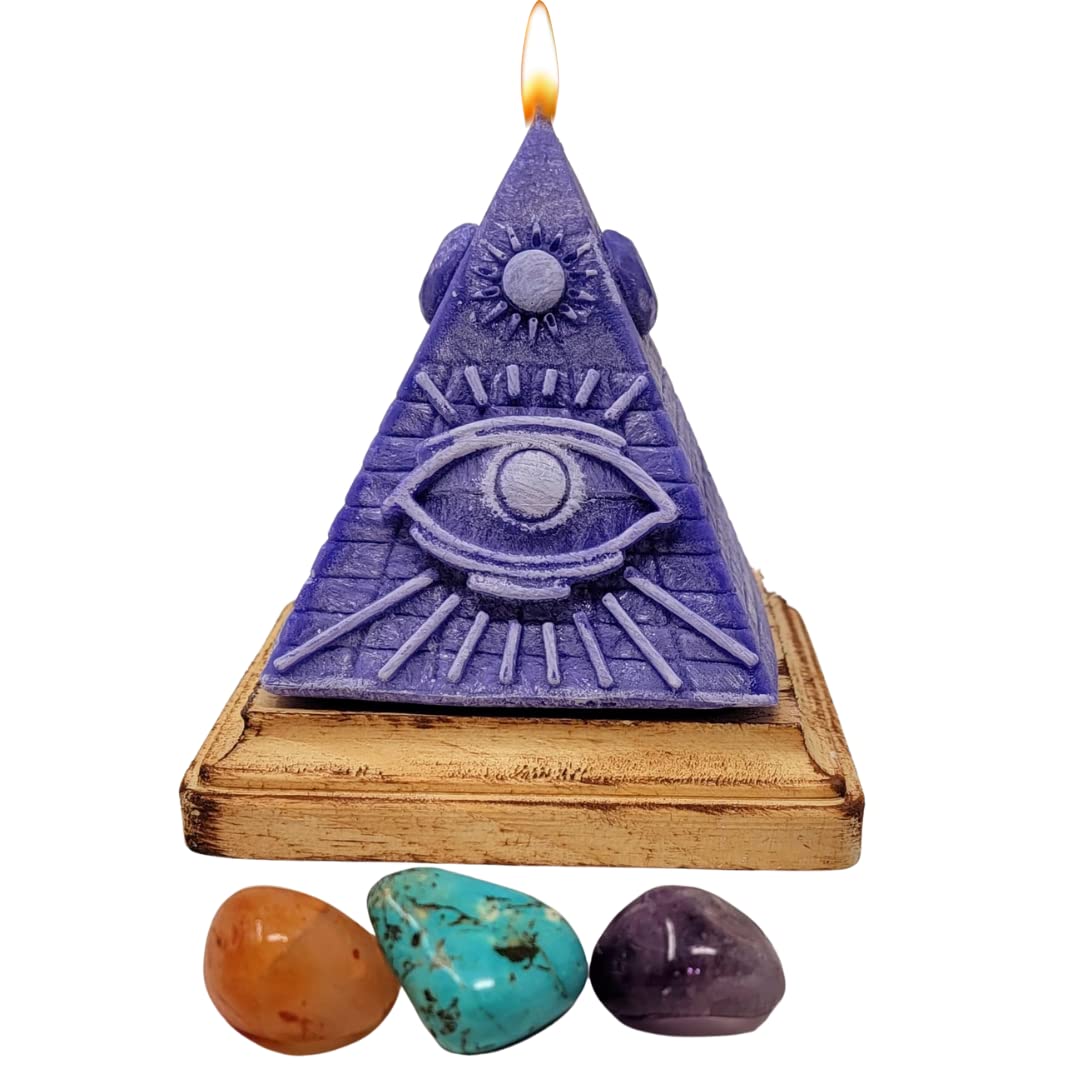 Luxury Pyramid Candle with Reiki