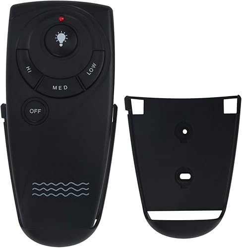 Beyution UC7083T - Ventilador de techo con control remoto para Hampton Bay con botón de marcha atrás 3 velocidades de control - con soporte de pared