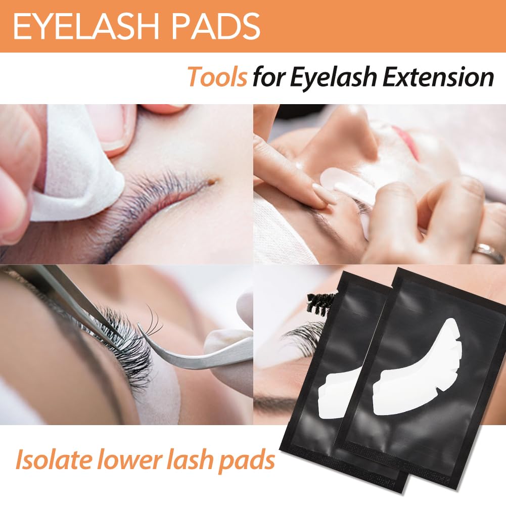 Lunamoon 50 works Eye Pads for Eyelash Extension Eyelash Extension Pads Eyelash Pads Eye Gel Pads for Eyelash Extensions Gel Eye Pads for Extension - Image 2