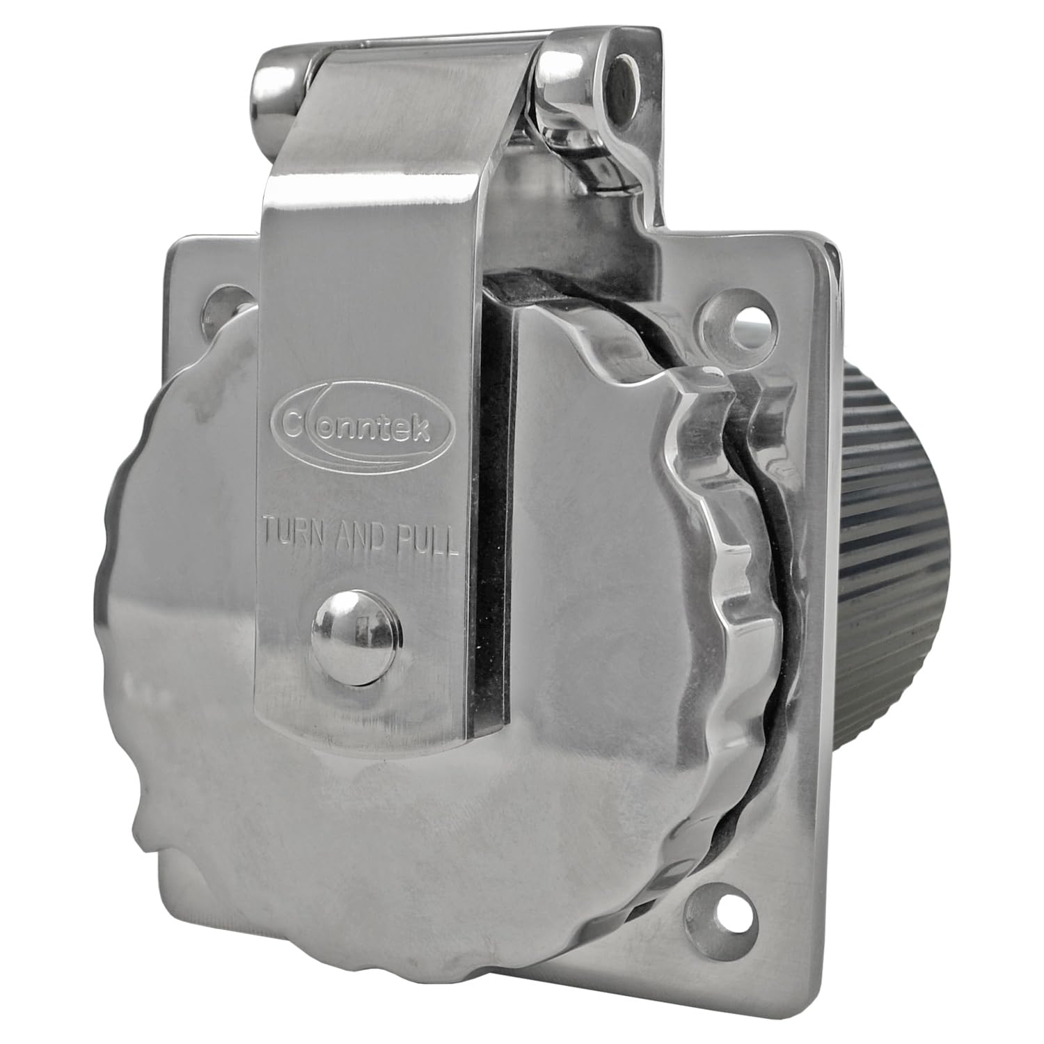 Entrée d'alimentation marine 50A 125/250V Conntek prise camping-car inox