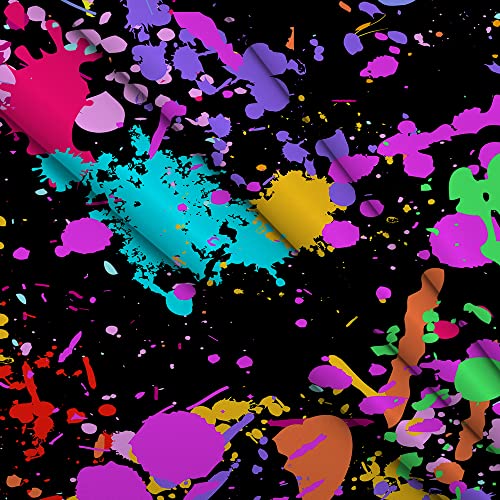 Fondo para fiesta 7x5 pies con diseño graffiti a color miniatura 4