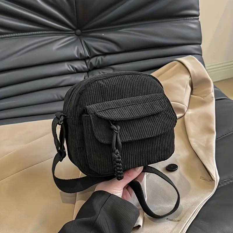 Image of Kawn Women Crossbody Bag, Aesthetic Mini Cute Purse, Shoulder Bag with Outer Pocket For Daily Use Work Travel Beaches, Portable Handbag Bag, Comfortable and Trendy Design
