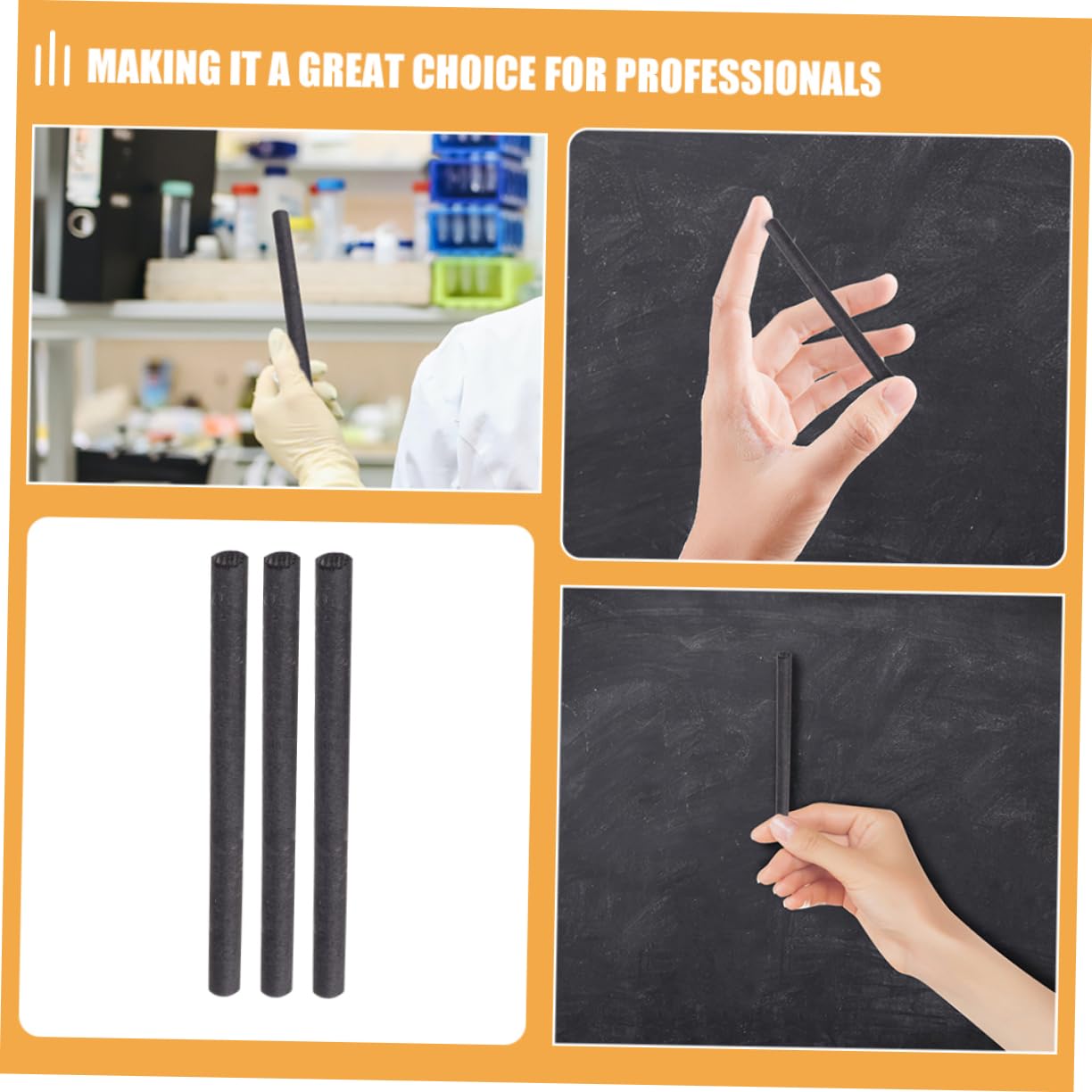 HAPINARY 8pcs Graphite Stir Sticks 6mm Diameter Carbon Rod for Melting Metals Stirring Rod for Casting Laboratory Carbon