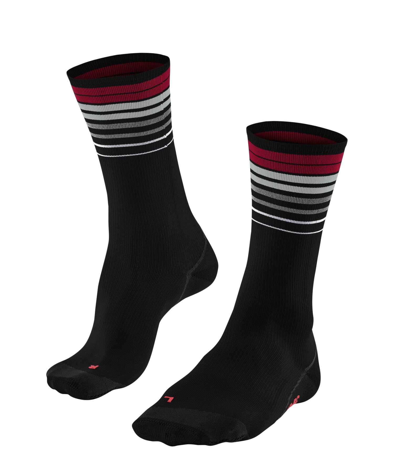 FALKE Unisex BC Impulse Reflect Fahrradsocken ultraleichte Polsterung Rennradsocken antiblasen gegen Taubheitsgefühle vegan schnelltrocknendes atmungsaktives nachhaltiges Funktionsmaterial 1 Paar