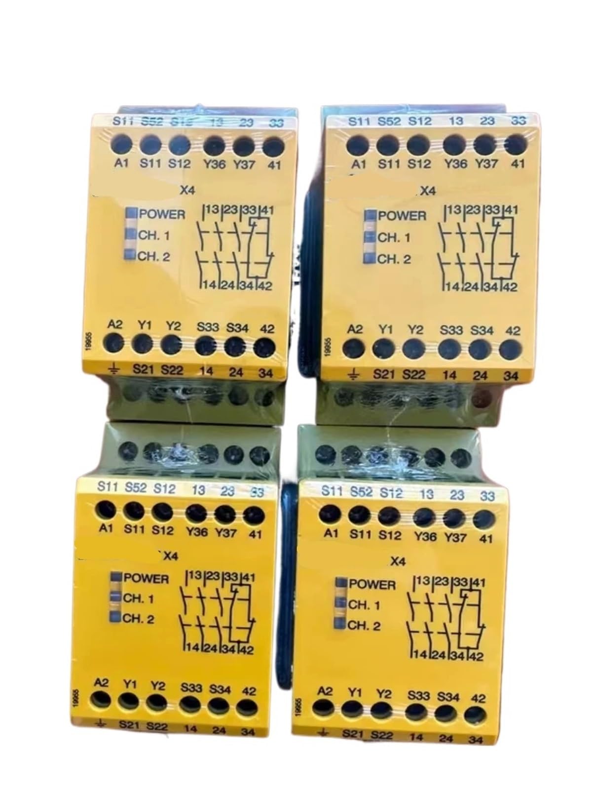 ZVQYSGIW 1pcs X4 230VAC 3n/o In/c 774738 Relay Module