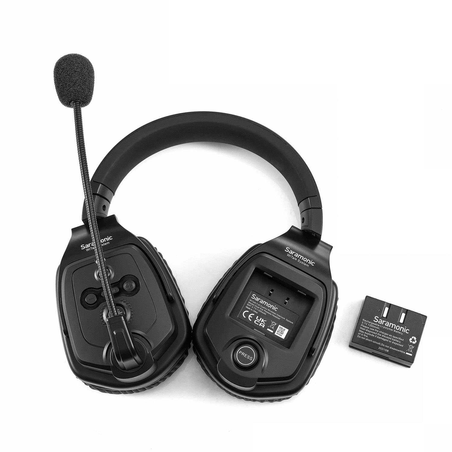 Amazon.co.jp: Saramonic 1.9G Full-Duplex ワイヤレスインカム 単品